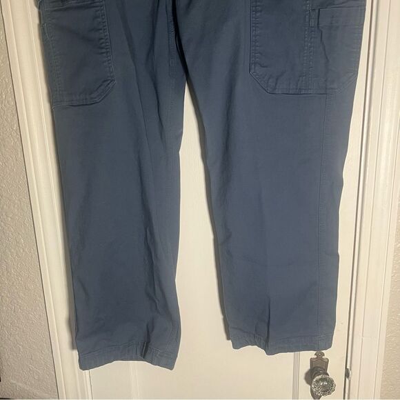 Duluth Trading Co Flex Firehose Cargo Work Pants Mens 42x32 Blue Canvas Utility. - Picture 3 of 9